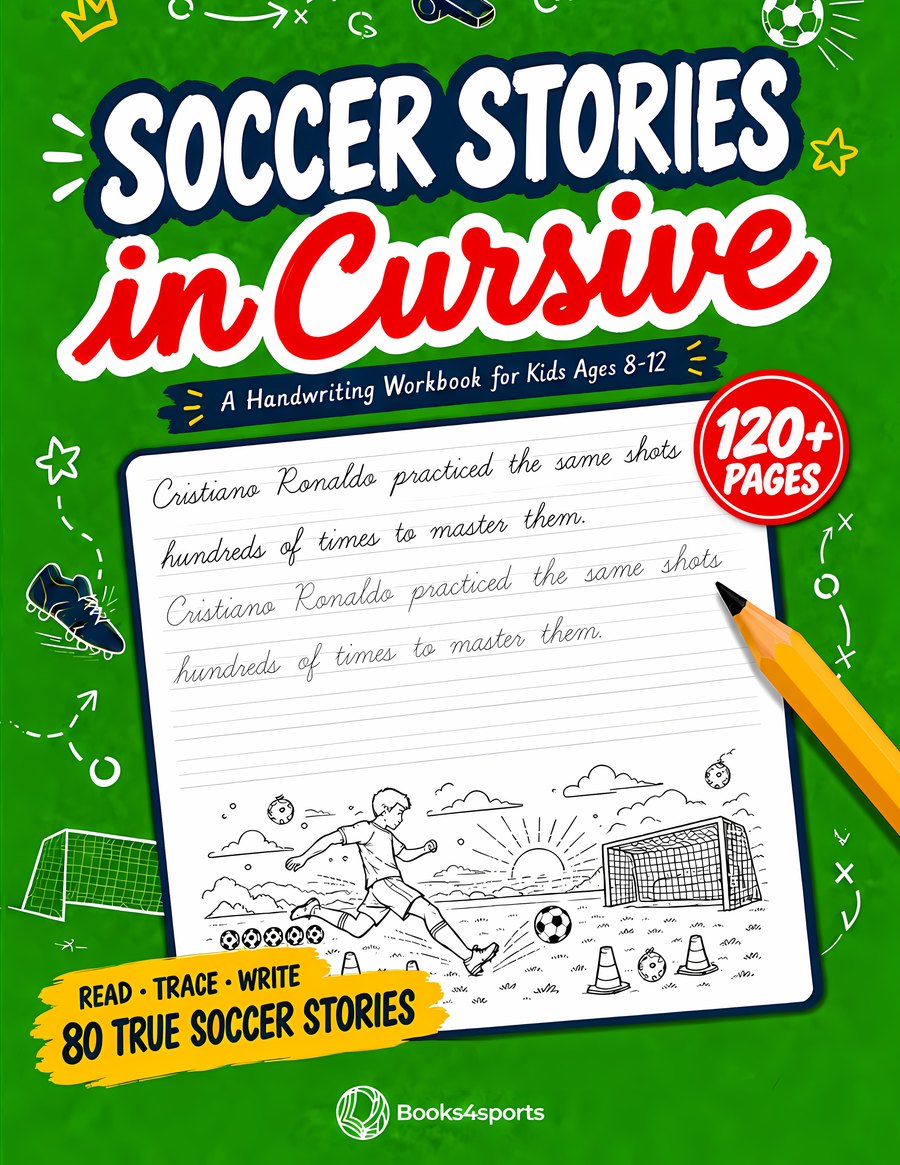 Cover of Soccer Stories in Cursive